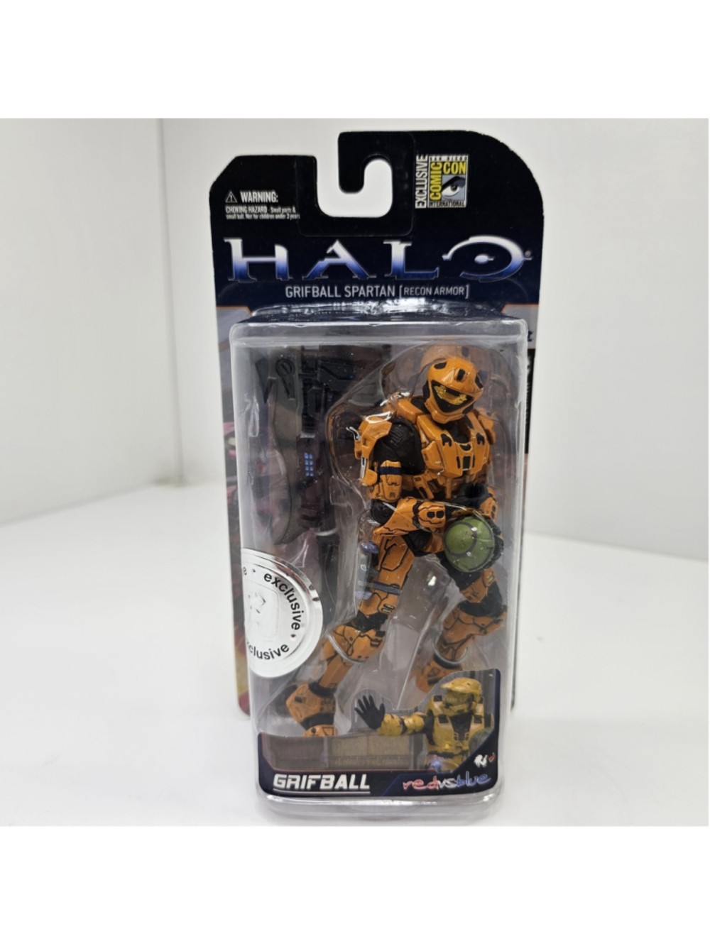 SEALED Halo Grifball Spartan Recon Armor Figure Comic Con 2009 Excl. McFarlane